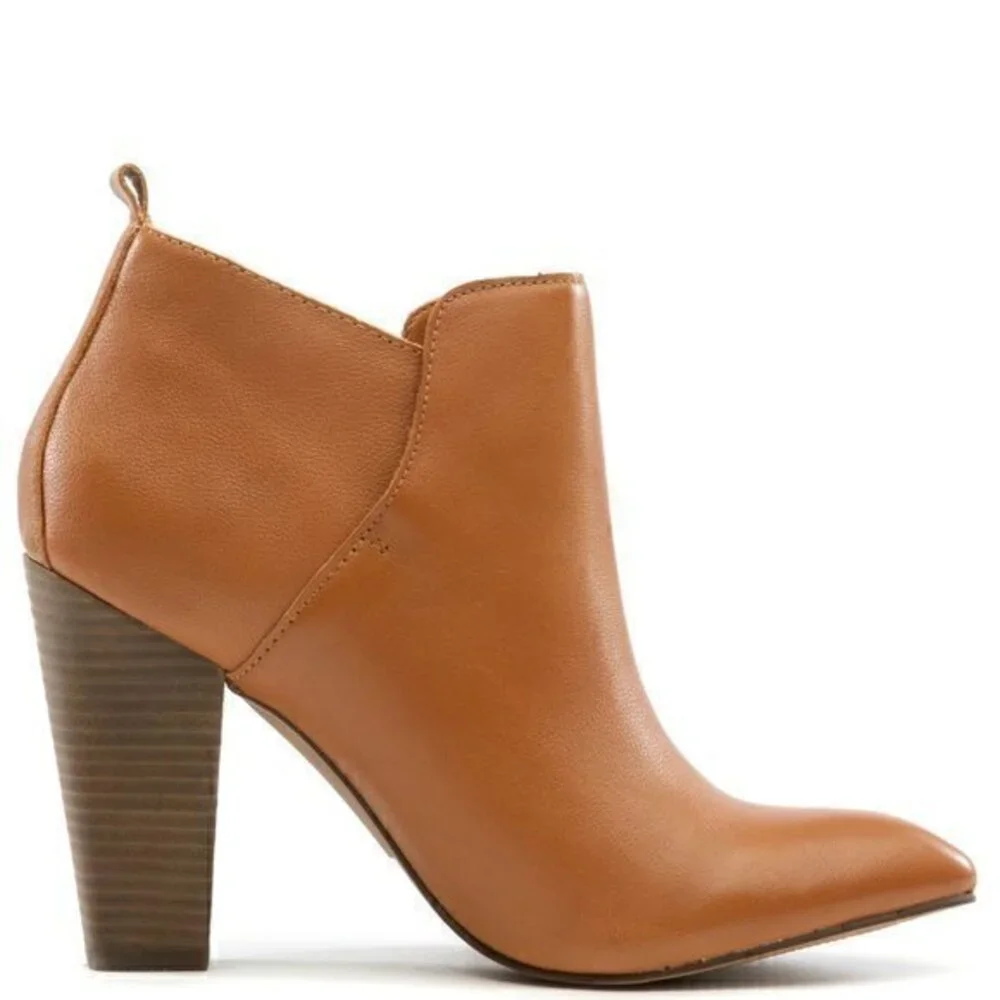 Steve Madden Genuine Leather Jammie Ankle Boots Size 10 - Picture 1 of 8